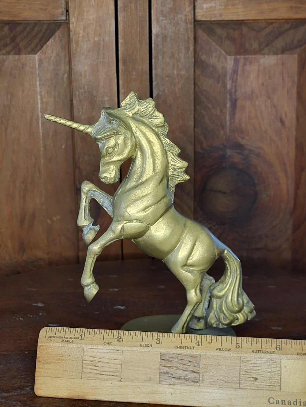 Brass Unicorn Figurine - Picture 5 of 11